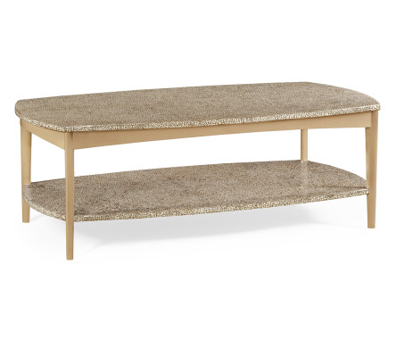 Pastel Snakeskin rectangular coffee table