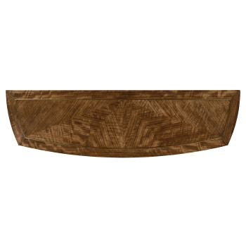 Hyedua and Brass Curved Console