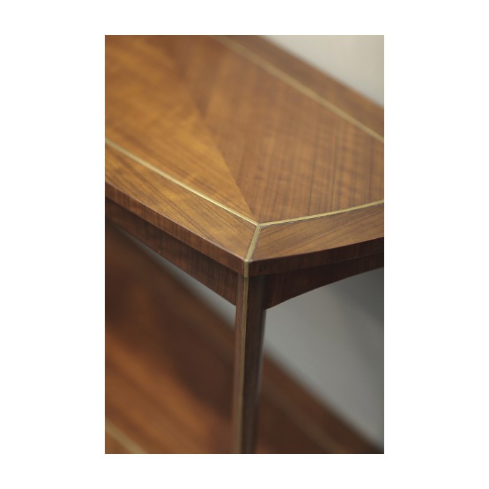 Hyedua and Brass Curved Console