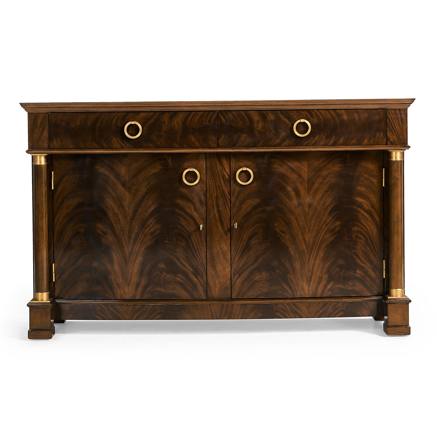 Mahogany biedermeier buffet