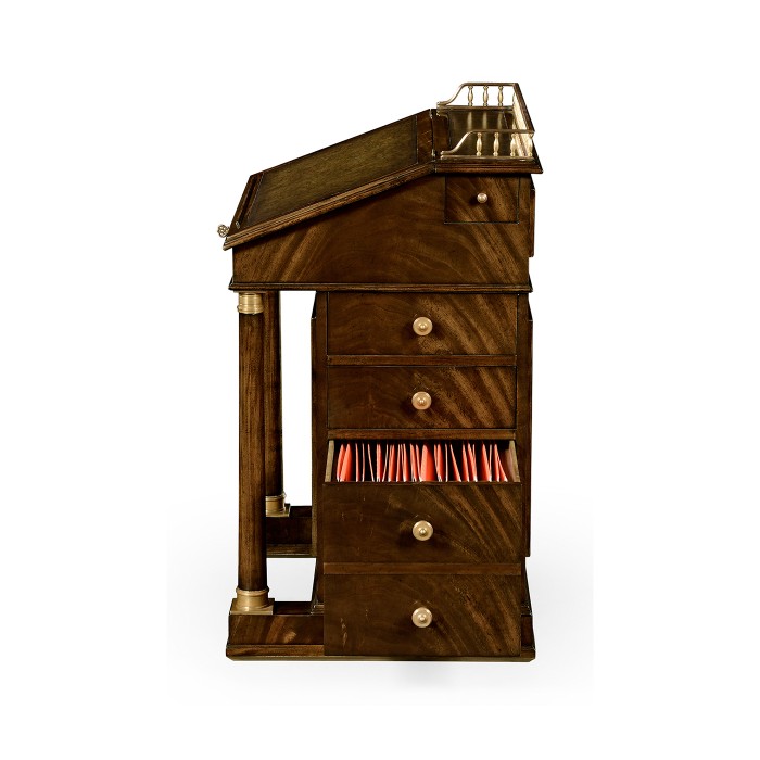Mahogany Biedermeier Davenport
