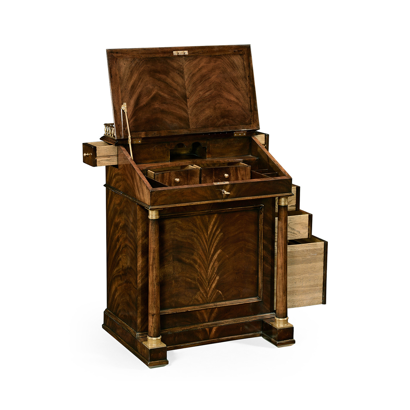 Mahogany Biedermeier Davenport