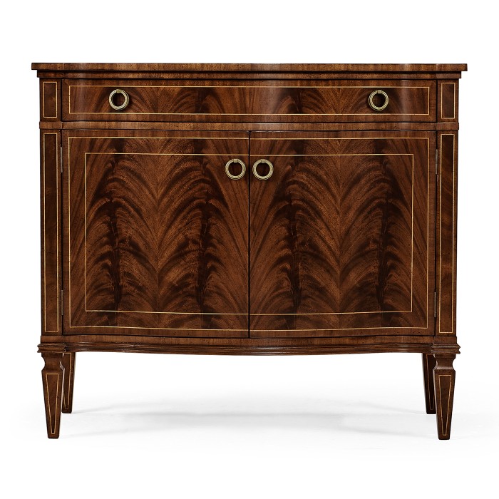 Bowfront Mahogany Cabinet