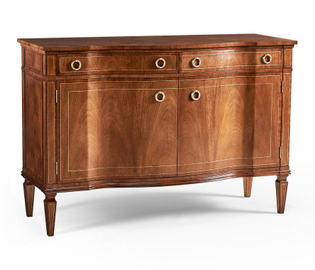Bowfront Mahogany Cabinet