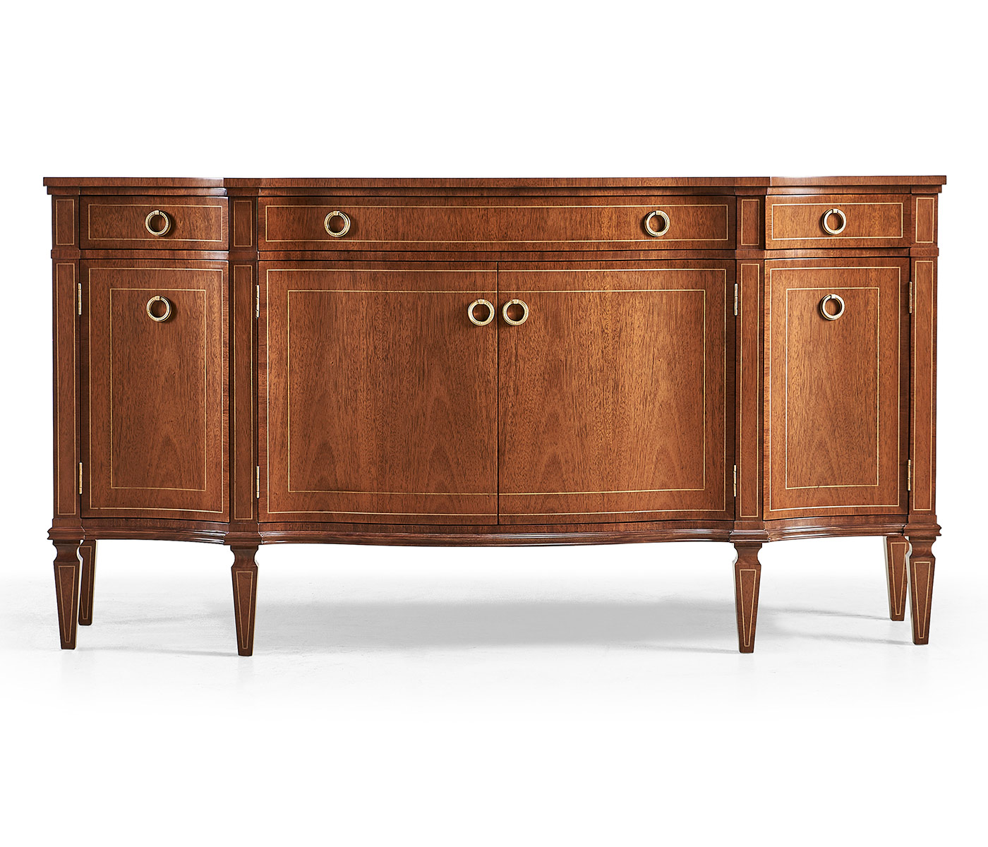 Bowfront Mahogany Cabinet