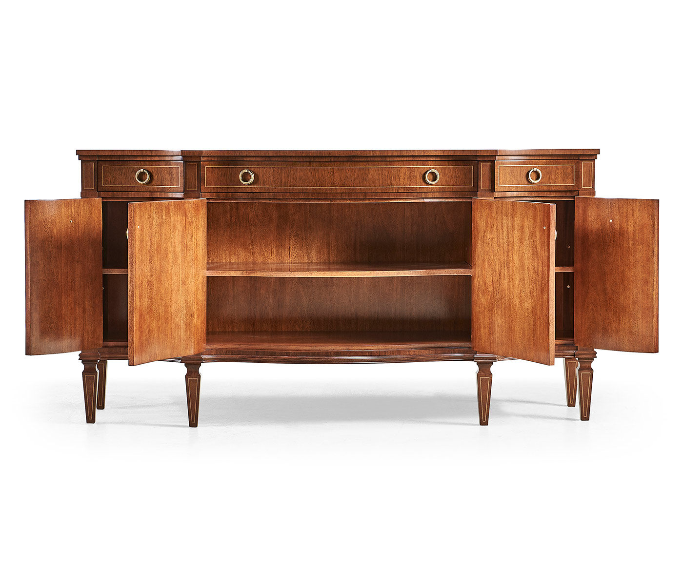 Bowfront Mahogany Cabinet