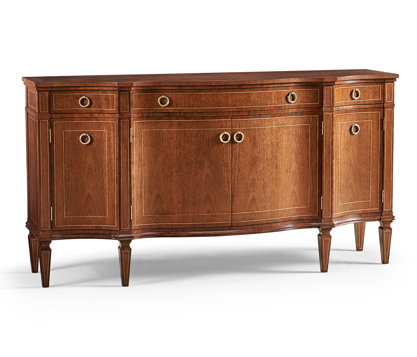 Bowfront Mahogany Cabinet