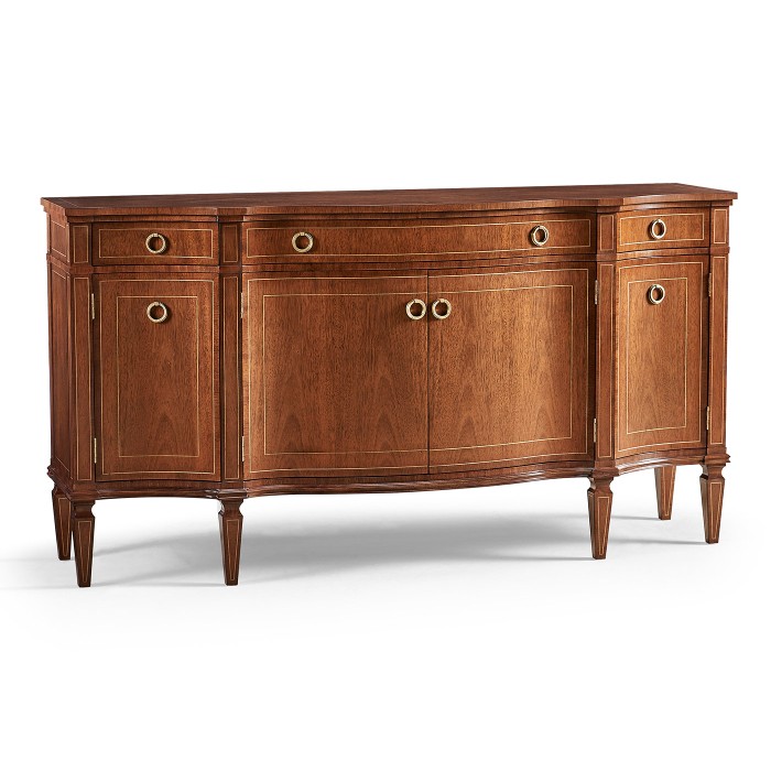 Bowfront Mahogany Cabinet