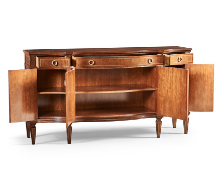 Bowfront Mahogany Cabinet