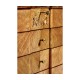 Light Satinwood Collectors Cabinet