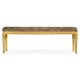 Louis XV style bench (Gold leaf/Velvet Calico)