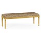 Louis XV style bench (Gold leaf/Velvet Calico)