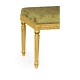 Louis XV style bench (Gold leaf/Velvet Lime)