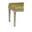 Louis XV style bench (Silver Leaf/Velvet Lime)