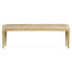 Louis XV style bench (Limed Tulip Wood/Velvet Calico)