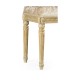 Louis XV style bench (Limed Tulip Wood/Velvet Calico)