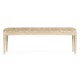 Louis XV style bench (Limed Tulip Wood/Velvet Calico)