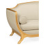 Empire Style Sofa with Gold Leaf