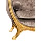 Empire Style Sofa with Gold Leaf