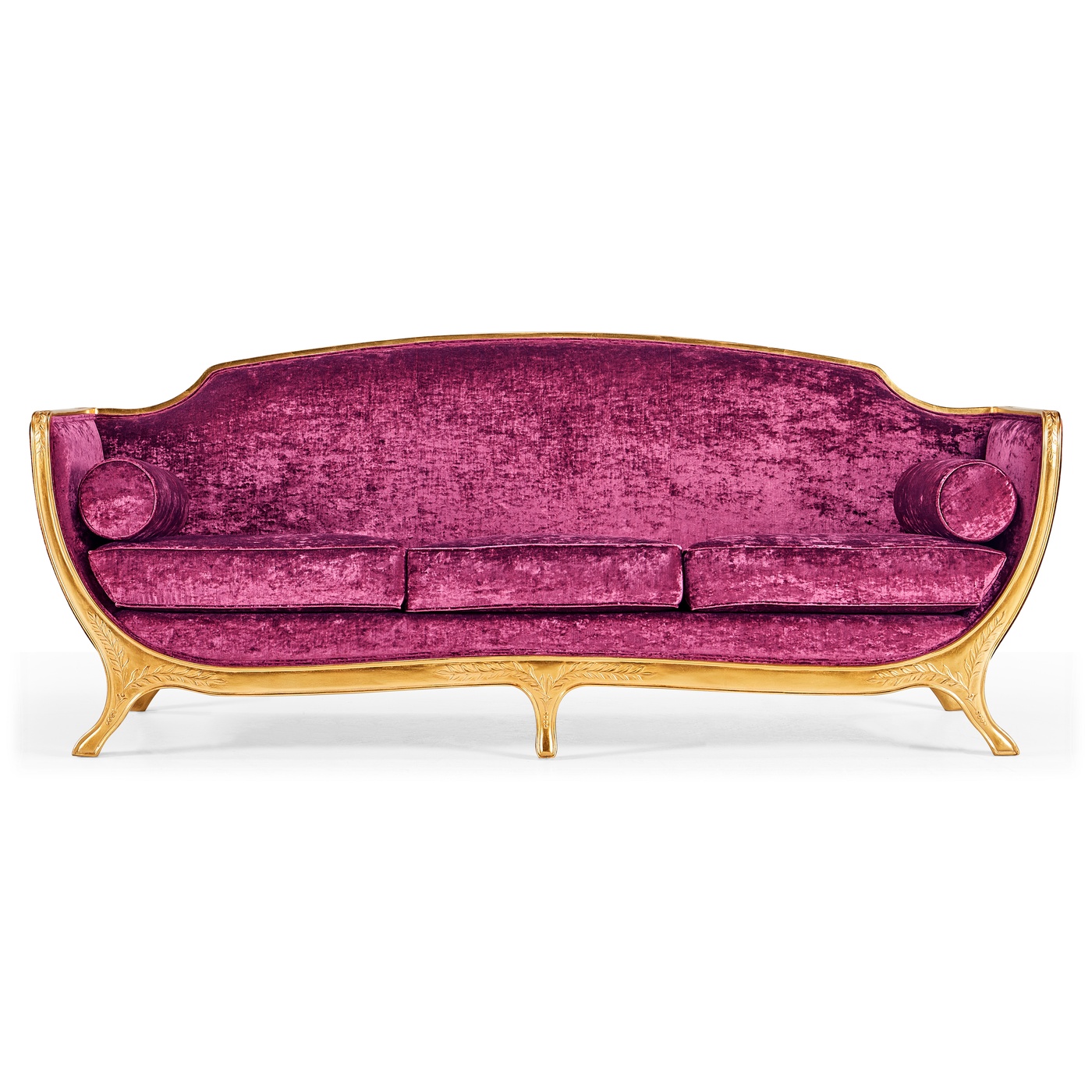 Empire Style Sofa with Gold Leaf