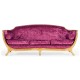 Empire Style Sofa with Gold Leaf