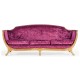 Empire Style Sofa with Gold Leaf