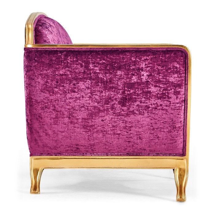Empire Style Sofa with Gold Leaf