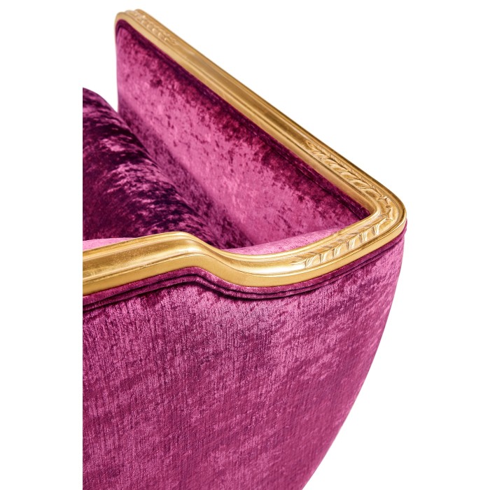 Empire Style Sofa with Gold Leaf