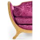 Empire Style Sofa with Gold Leaf