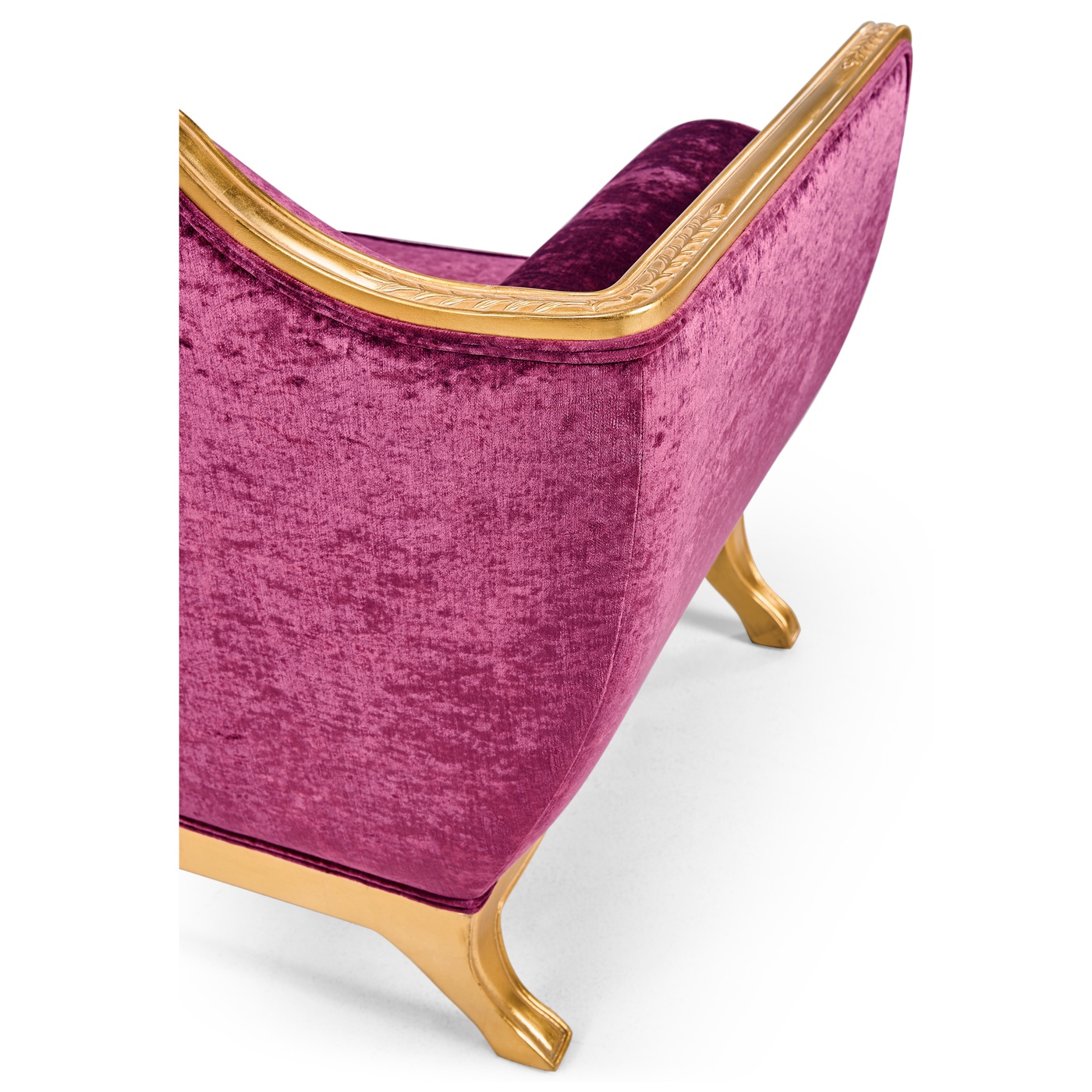 Empire Style Sofa with Gold Leaf