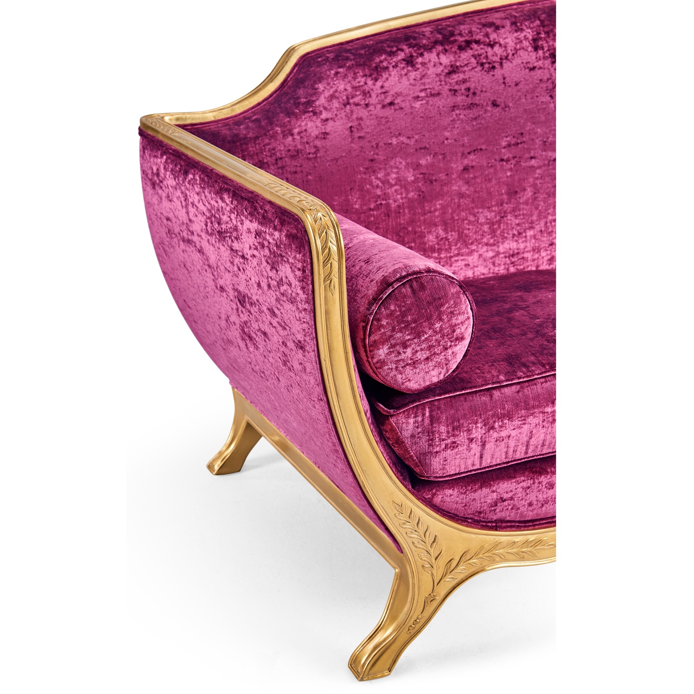 Empire Style Sofa with Gold Leaf