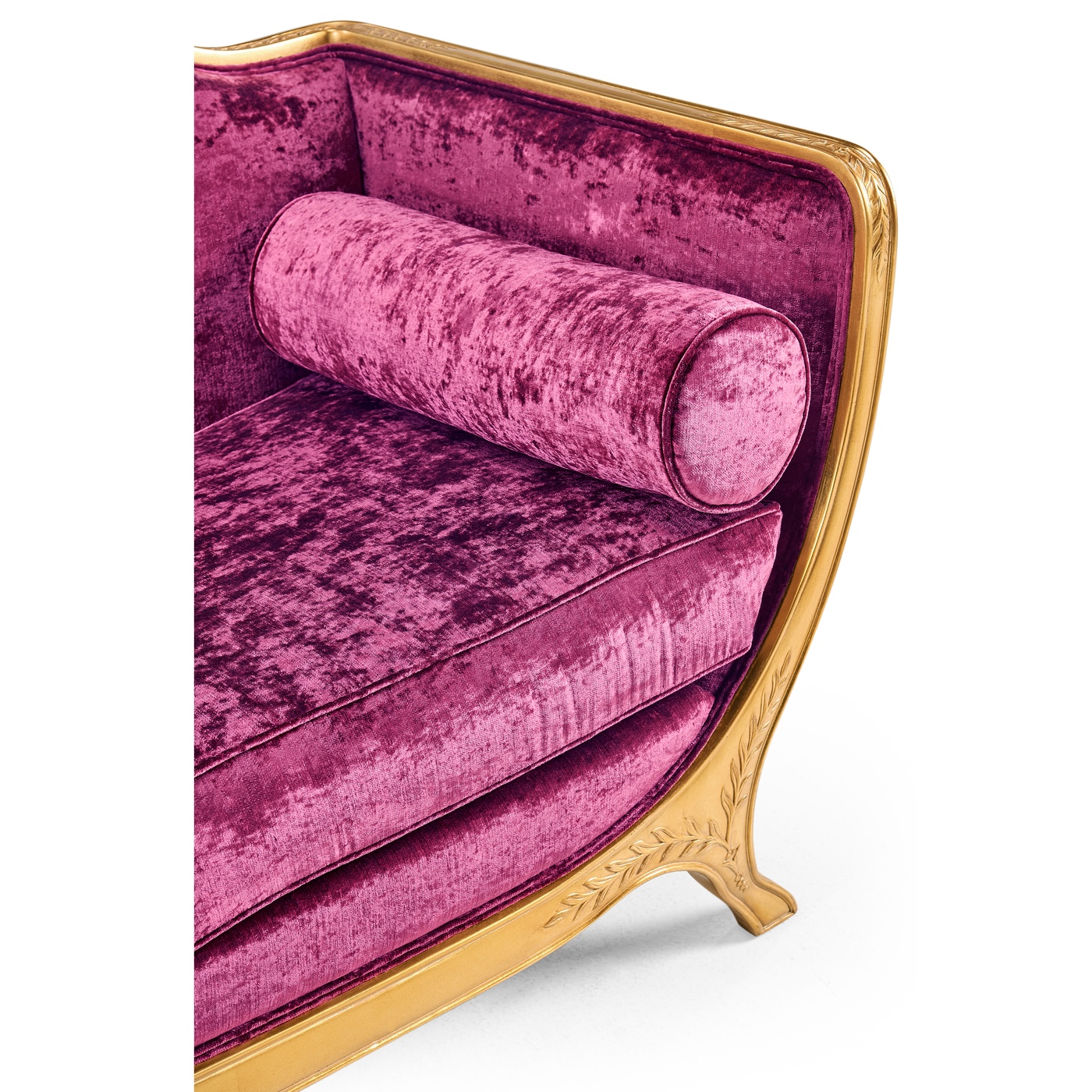 Empire Style Sofa with Gold Leaf