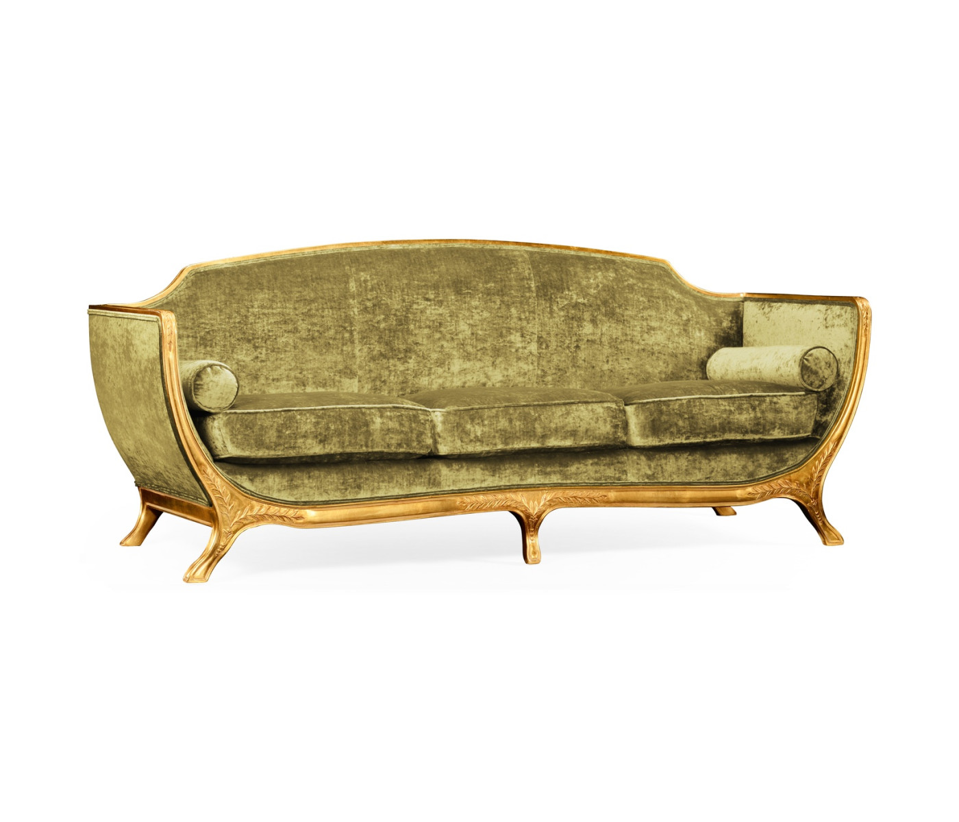 Empire Style Sofa with Gold Leaf