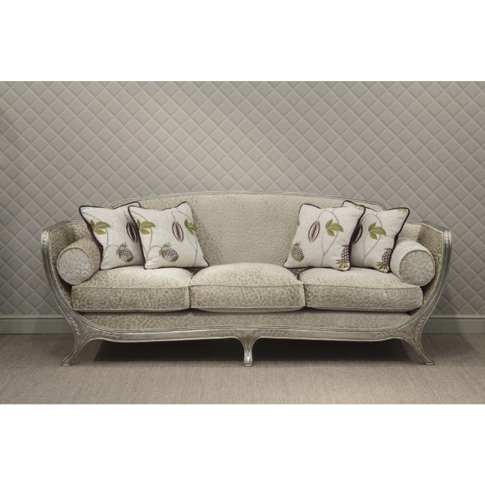 Empire Style Sofa with Gold Leaf
