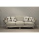 Empire Style Sofa with Gold Leaf