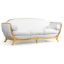 Empire Style Sofa with Gold Leaf