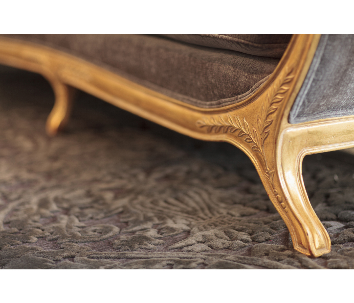 Empire Style Mahogany Sofa