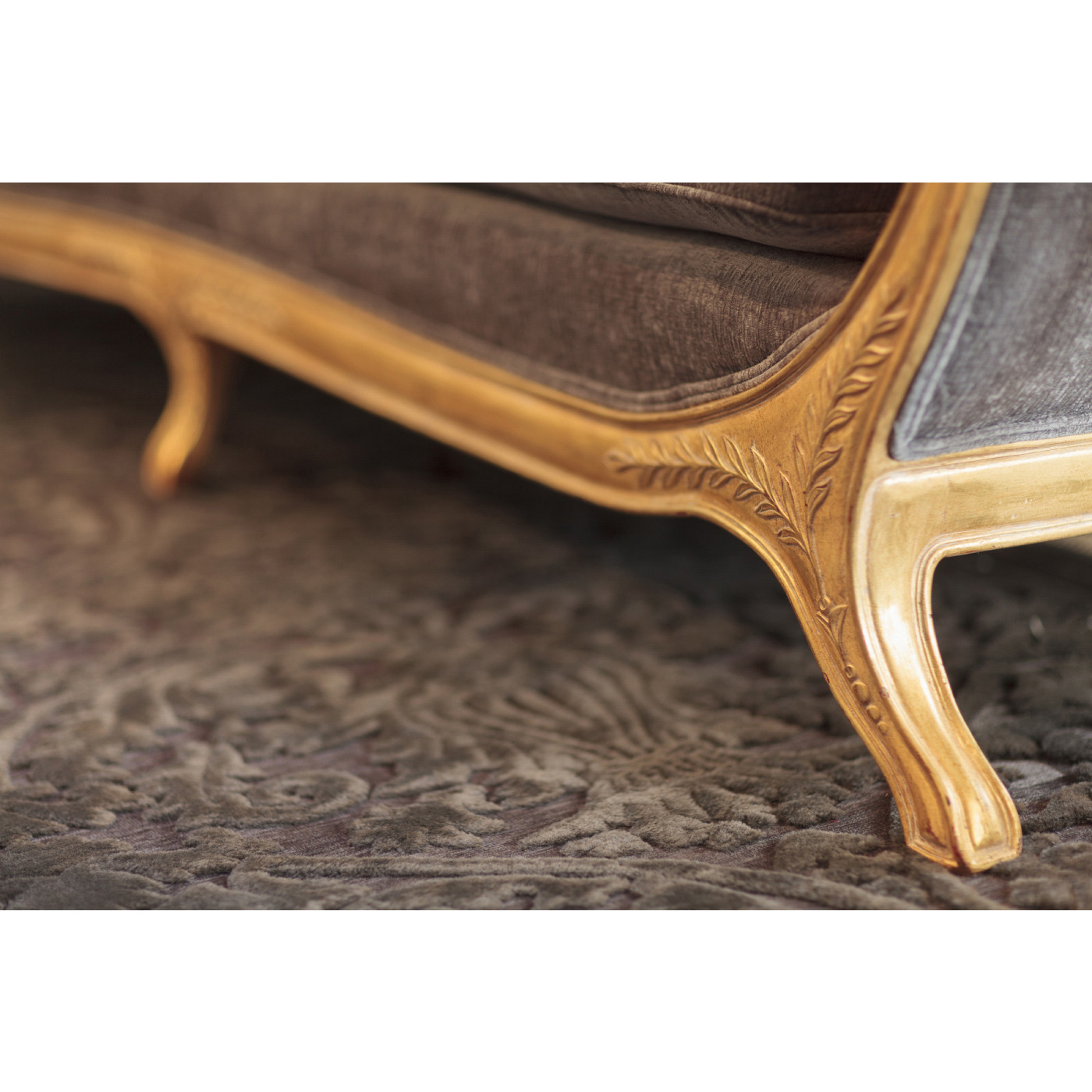 Empire Style Grey Weathered Sofa