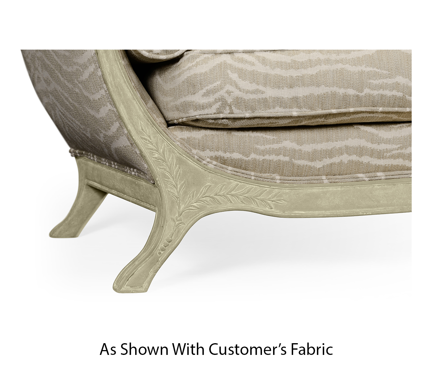 Empire Style Grey Weathered Sofa