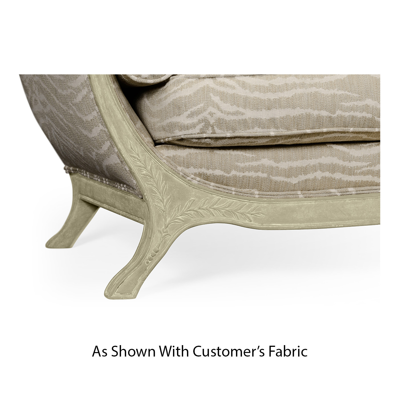 Empire Style Grey Weathered Sofa