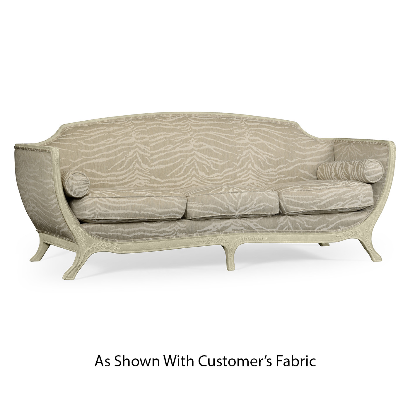 Empire Style Grey Weathered Sofa