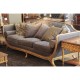 Empire Style Limed Tulip Wood Sofa