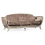 Empire Style Sofa with Silver Leaf