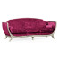 Empire Style Sofa with Silver Leaf
