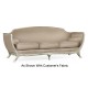 Empire Style Sofa with Silver Leaf