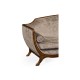 Empire Style Walnut Sofa
