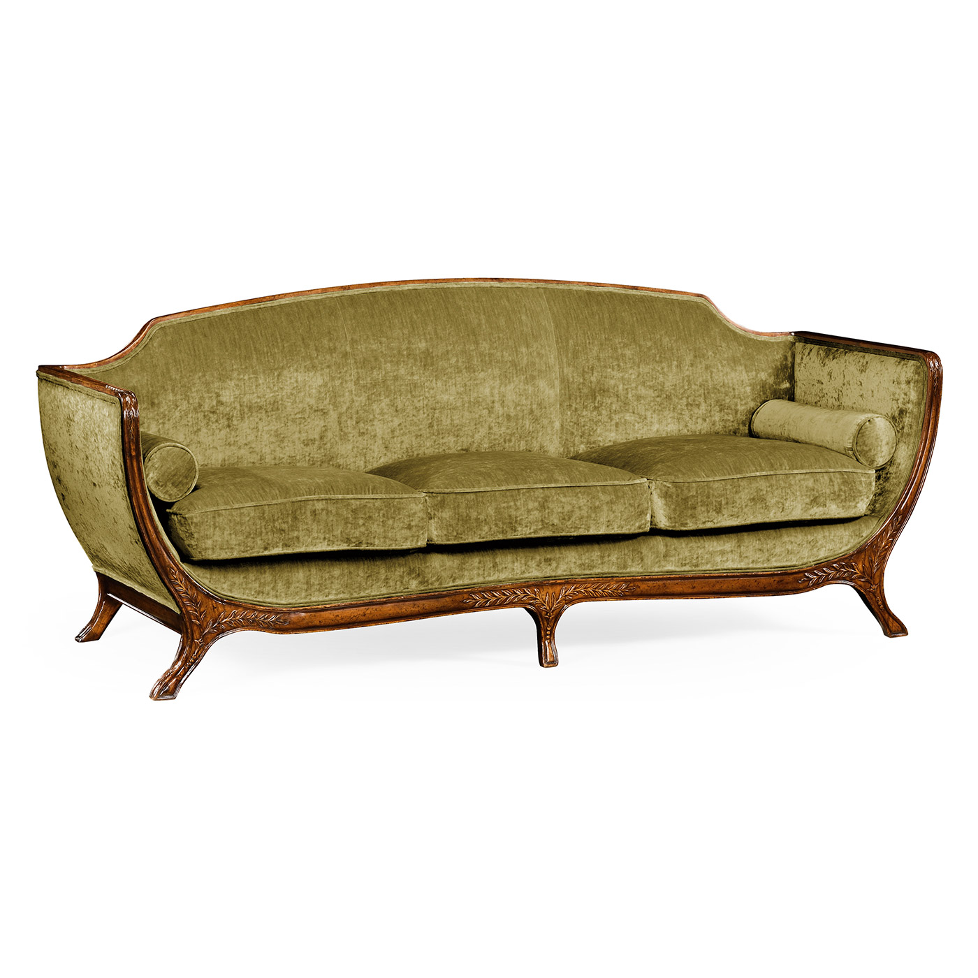 Empire Style Walnut Sofa