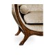 Empire Style Walnut Sofa