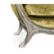 Empire Style Sofa with Silver Leaf