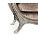 Empire Style Sofa with Silver Leaf